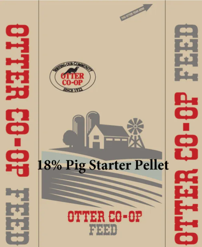 Hog Starter Pellet Co-op 18% 20kg