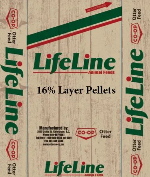 Layer Pellet LL Co-op 16% 20KG