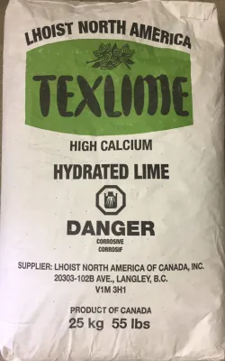 Texlime Hydrated Lime Bedding Deod 25KG