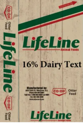 C.O.B. Dairy Text LL Co-op 16% 20KG