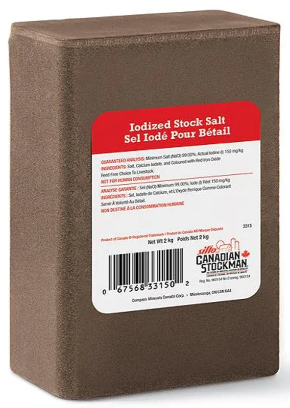 Iodized Salt Lick Pink Label 2KG