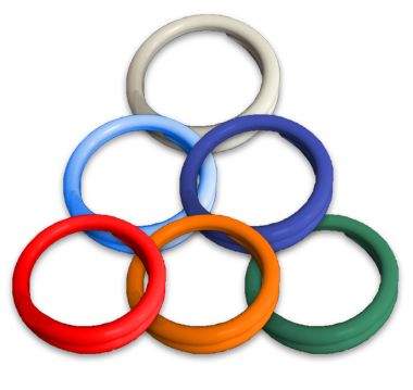 Leg Bands 7/8&quot; Turkey 50PKG