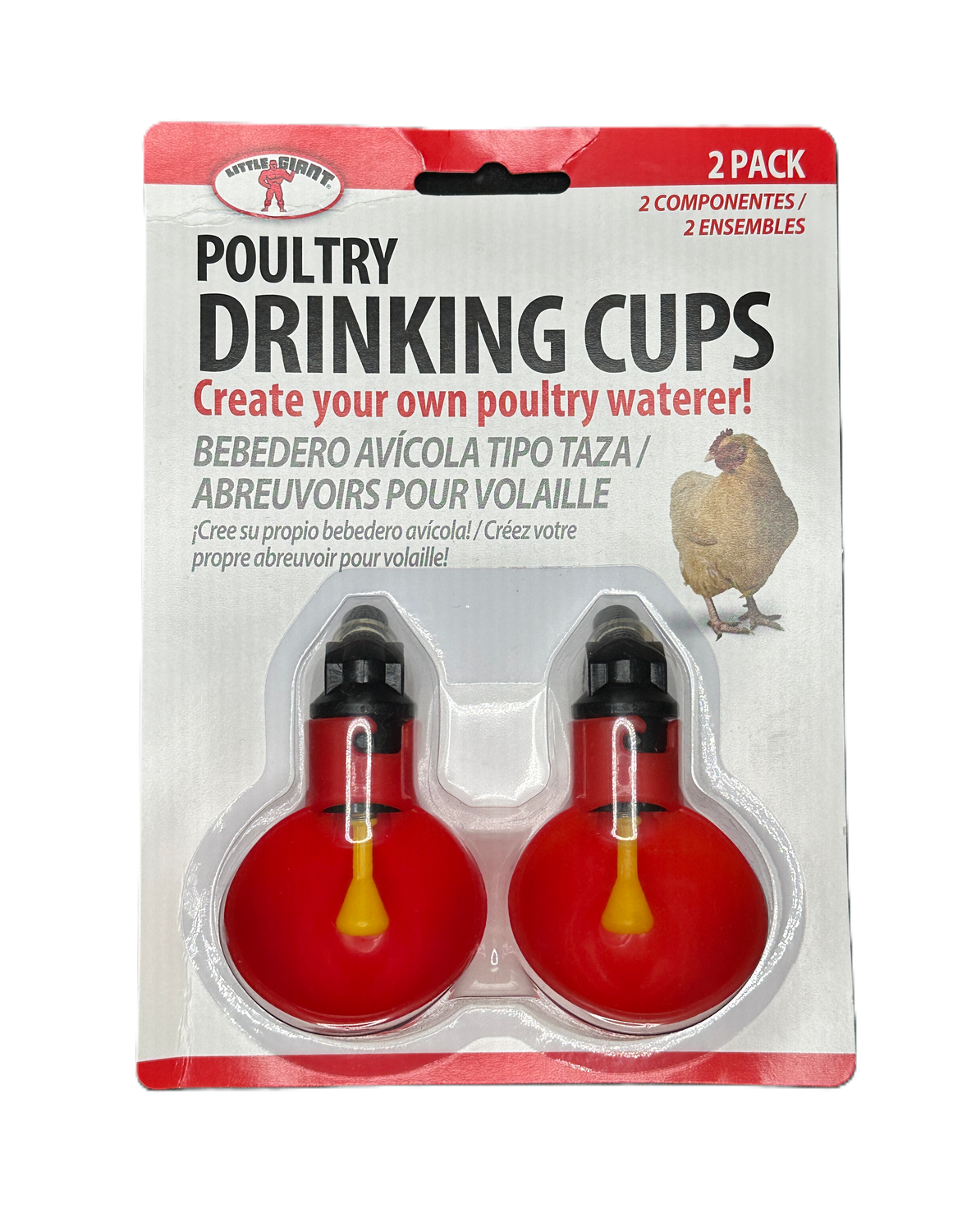 Waterer Drinking Cup 2pk