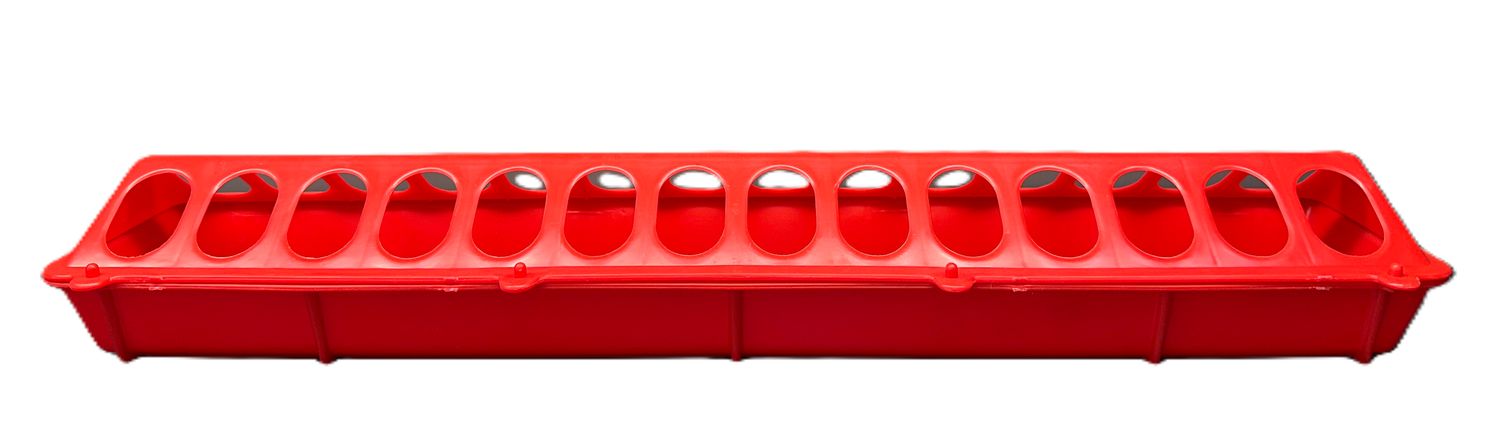 Plastic Flip Top Feeder - Red 20&quot;