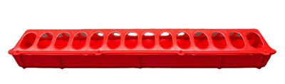 Plastic Flip Top Feeder - Red 20&quot;