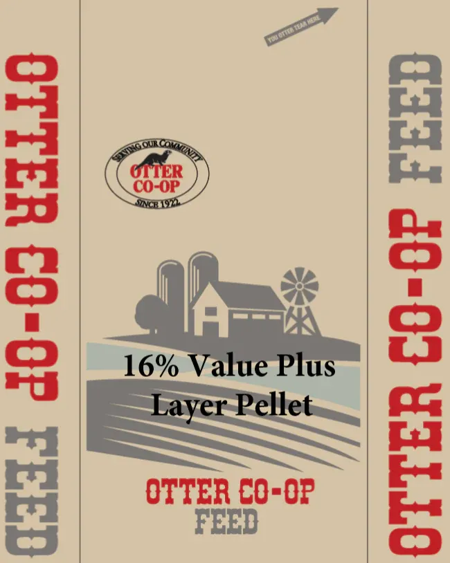 Layer Pellet Value Plus Co-op 16% 20KG