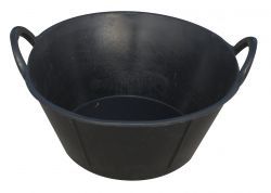 Feed Pan Rubber 3 Gallon. With Handles