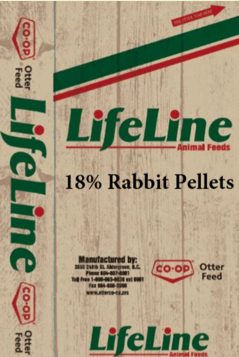 Rabbit Grower Pellet LifeLine 18% 20KG