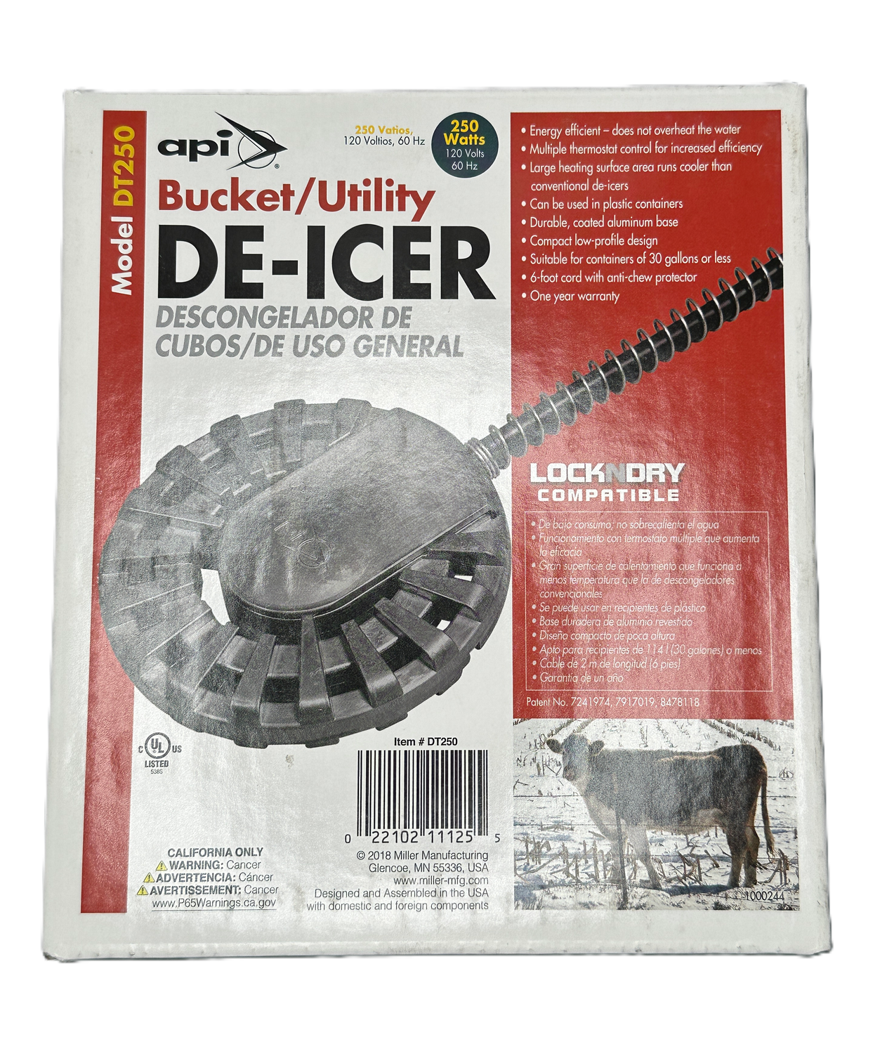 BUCKET DEICER 250W