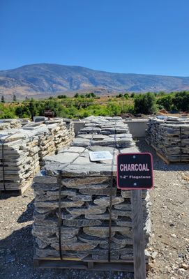 Flagstone 1.0-2.0" Charcoal Smooth