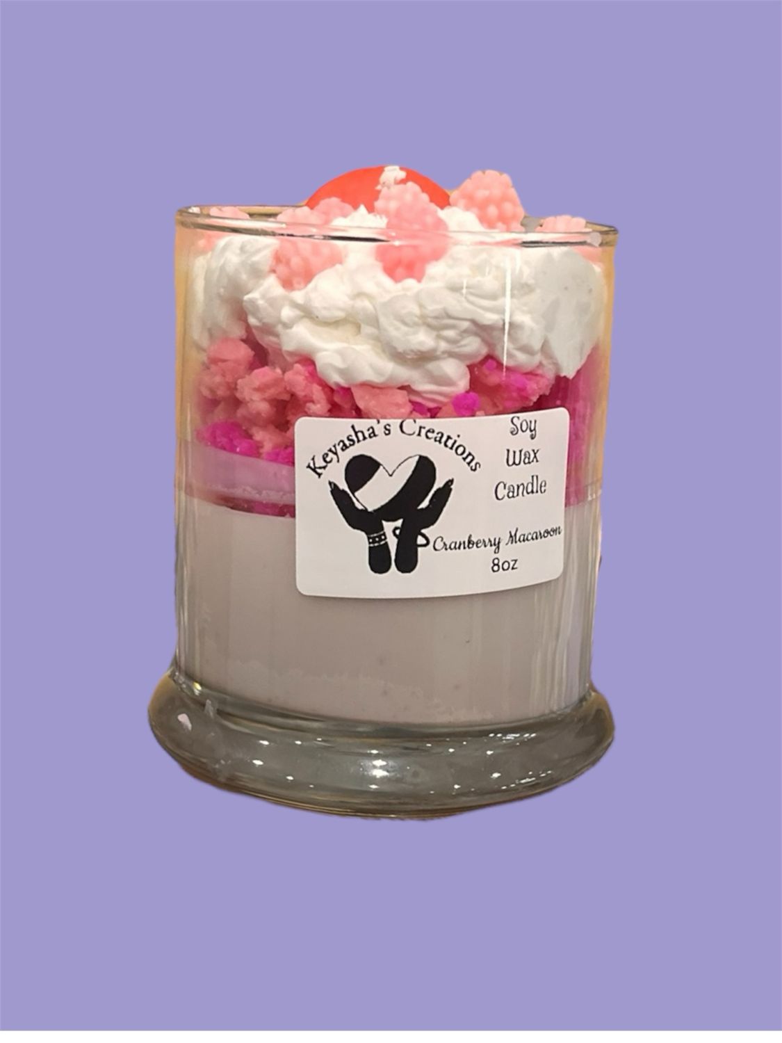 Raspberry Rose Macaroon
