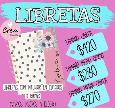 Libreta personalizada