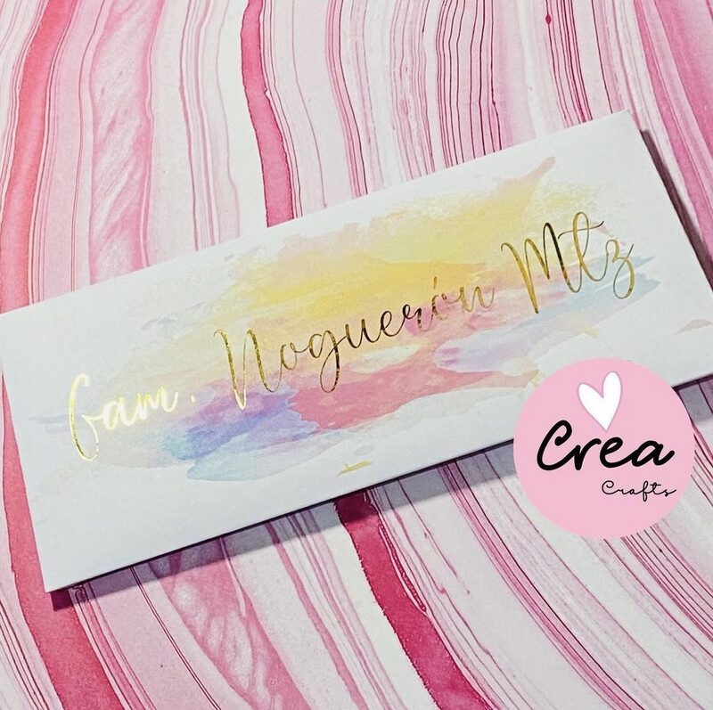 SOBRES PERSONALIZADOS (15pz)