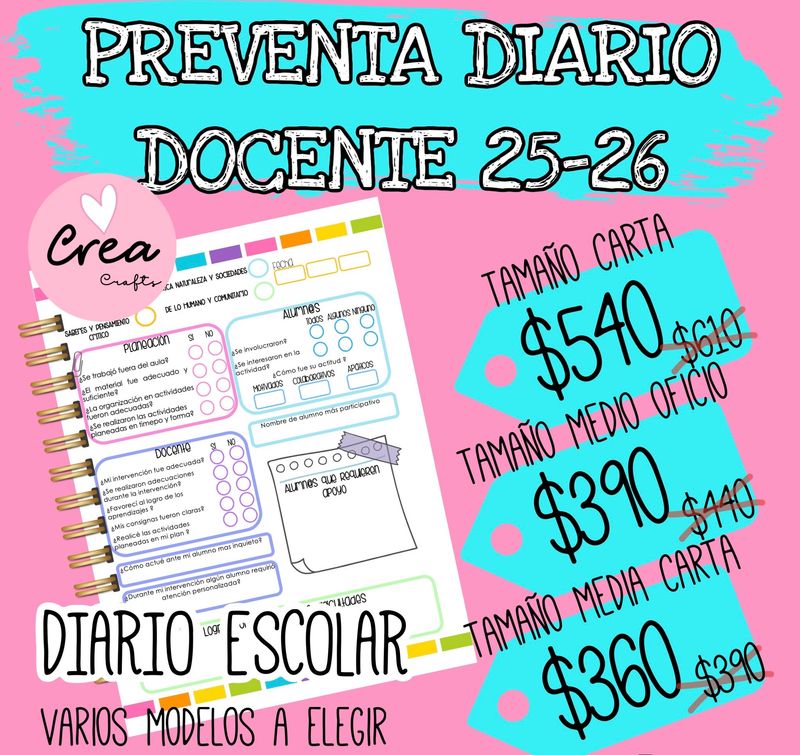 DIARIO Ó BITÁCORA PARA DOCENTE 2025-2026