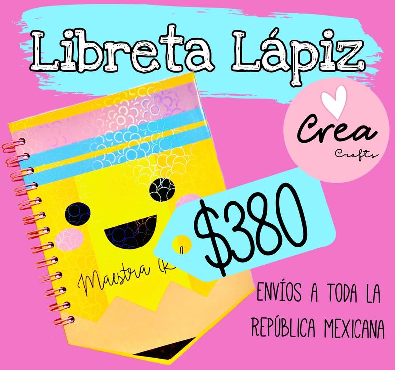 Libreta en forma de lápiz