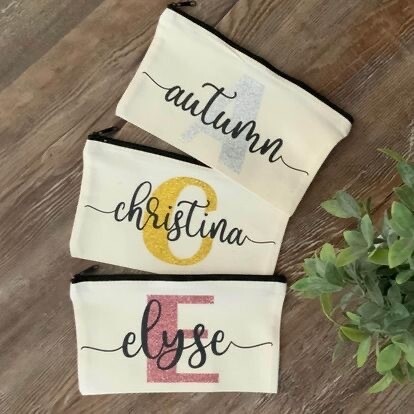 Personalized Makeup Bags
