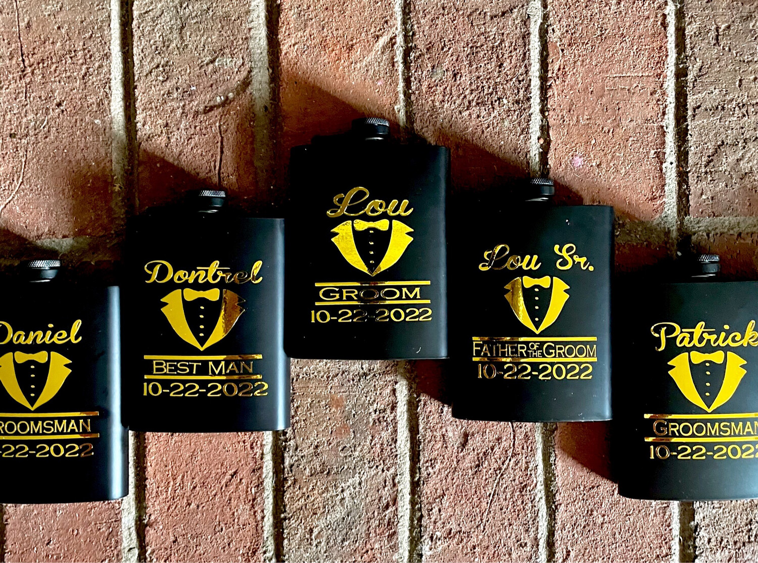 Black Stainless Steel Flasks