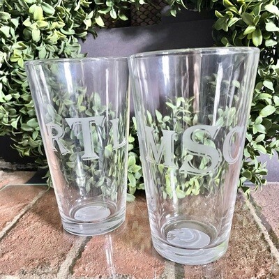 Etched Glasses Drinkware