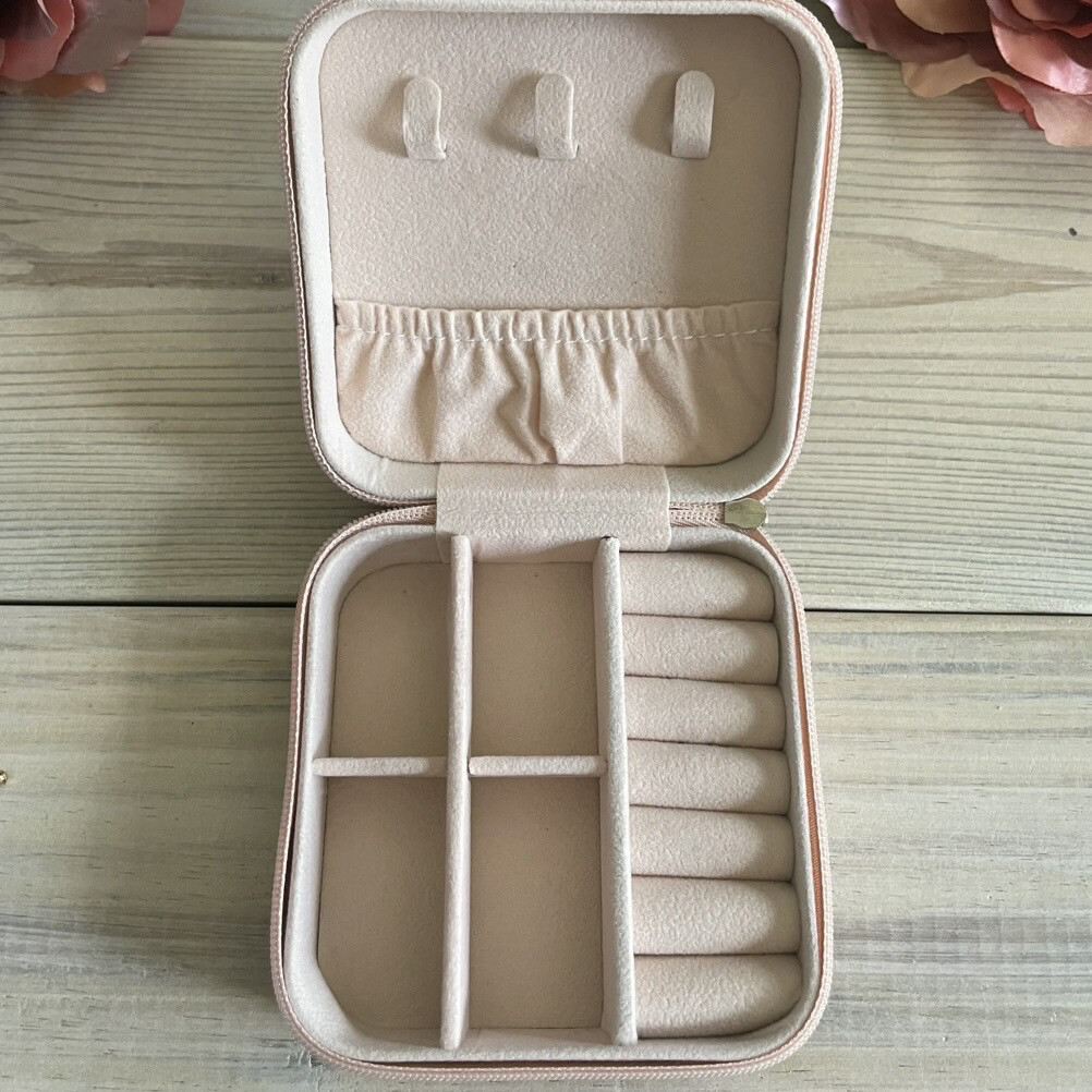 Leather Travel Jewelry Case