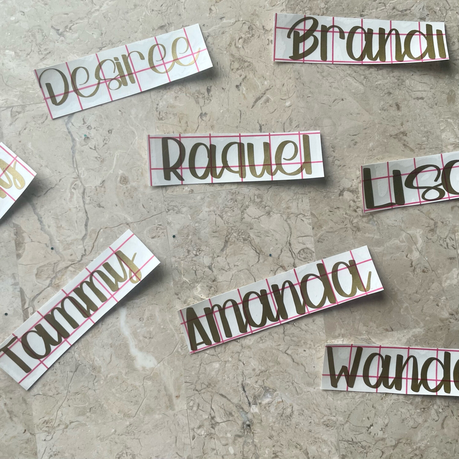 Custom Name Decal Stickers