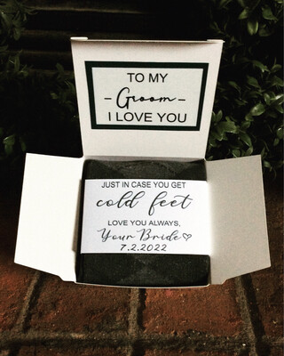 “Cold Feet” Groom’s Gift Box