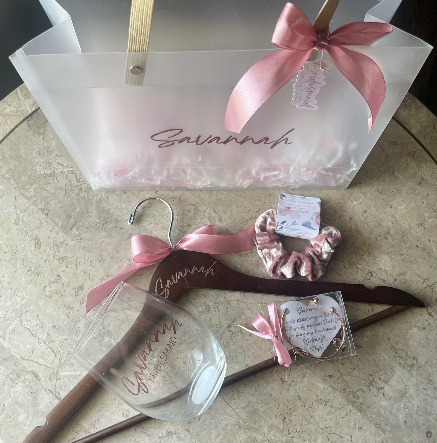 Bridesmaid Gift Set - You Choose the Gifts to add