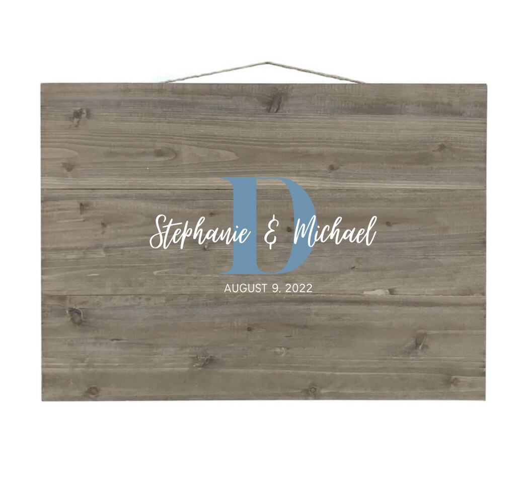 Wedding Guestbook Alternative Wooden Pallet Sign