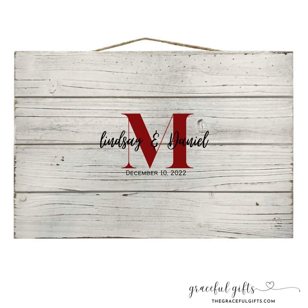 Wedding Guestbook Alternative Wooden Pallet Sign