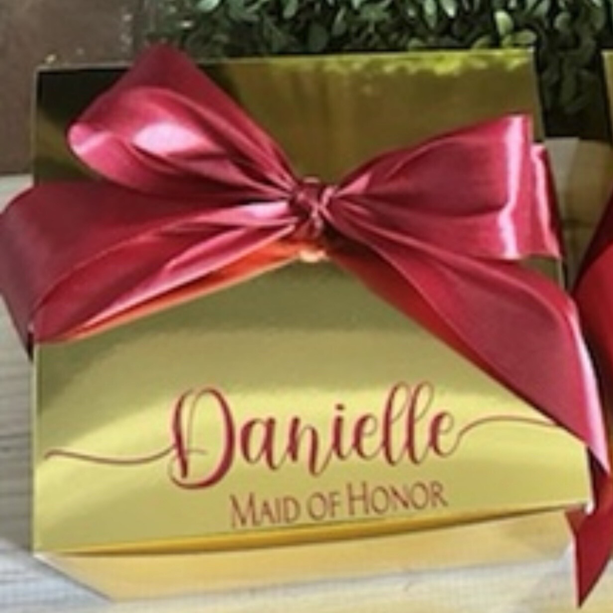 Bridesmaid Proposal / Thank You Box Filled With Gifts
