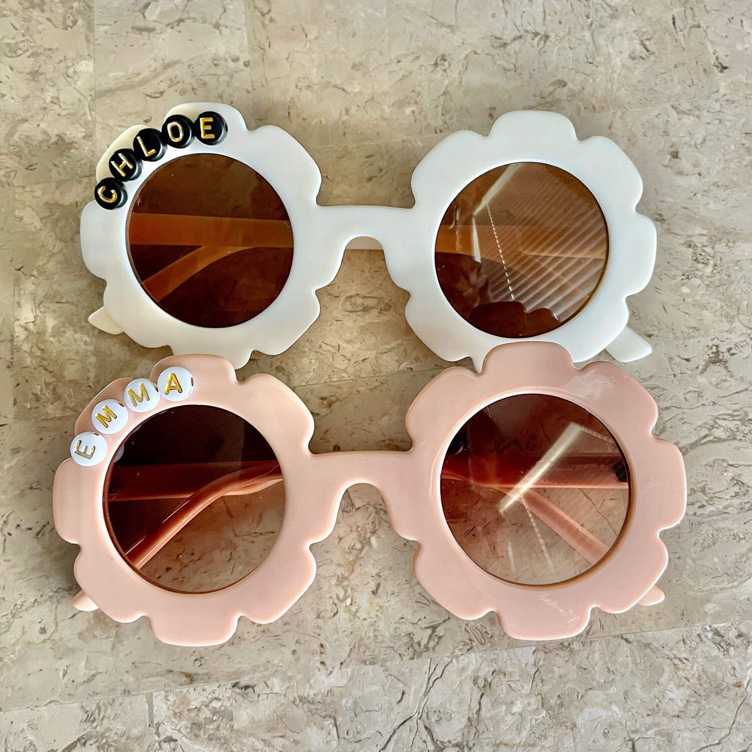 Personalized Retro Flower Sunnies