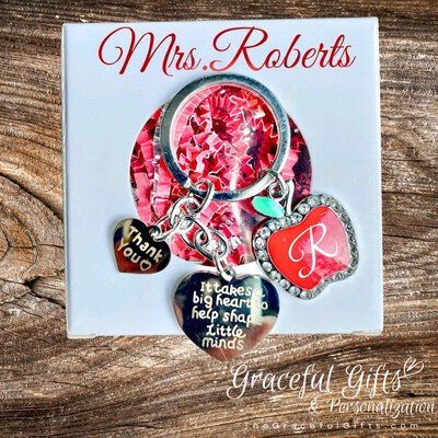 Customized Teacher Appreciation Keychain Gift Box