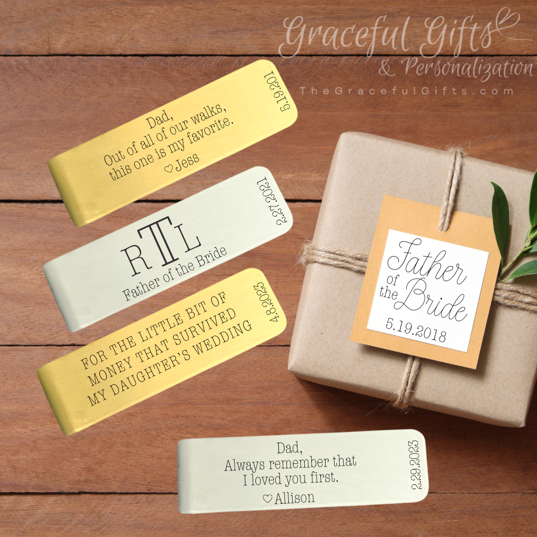 Father Of The Bride Money Clip Gift Box