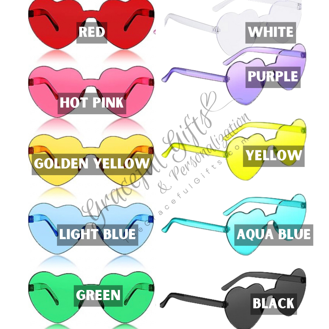 Custom Heart Sunnies
