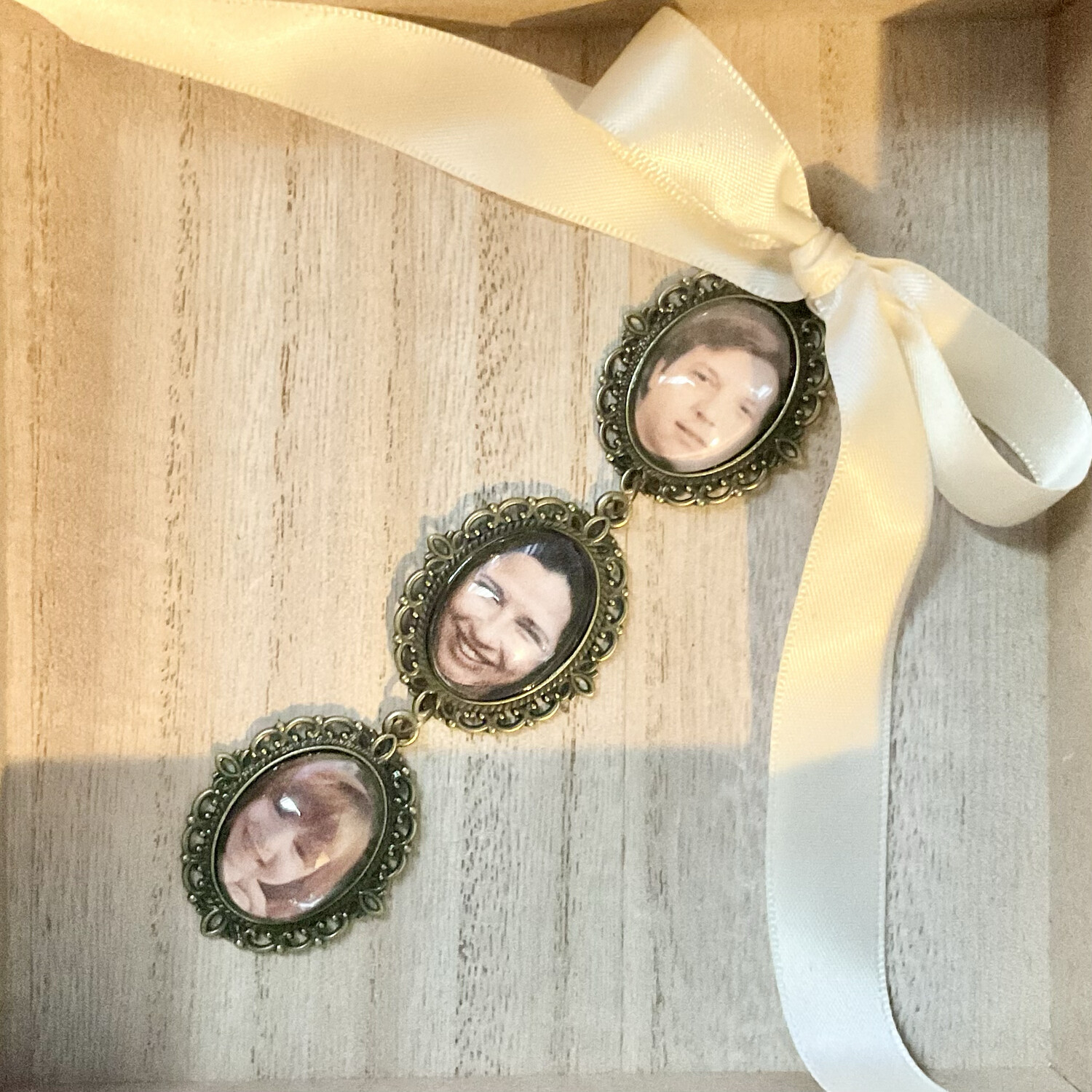 Bouquet Memorial Photo Charms