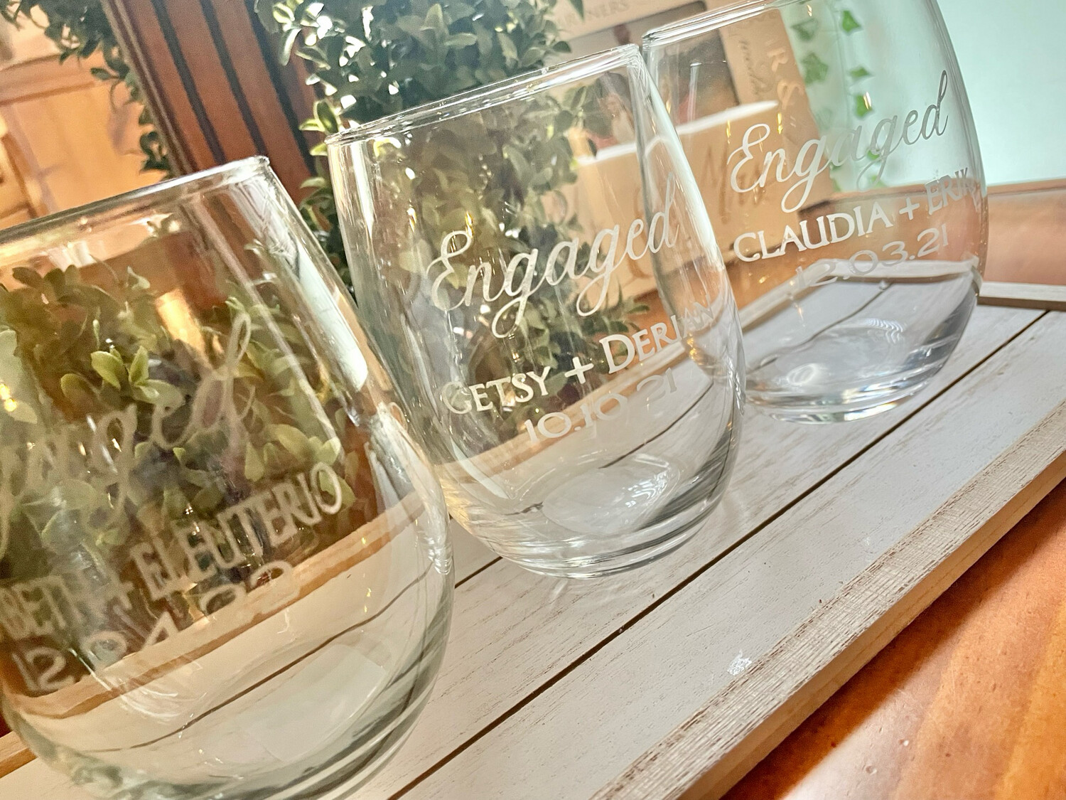Etched Glasses Drinkware