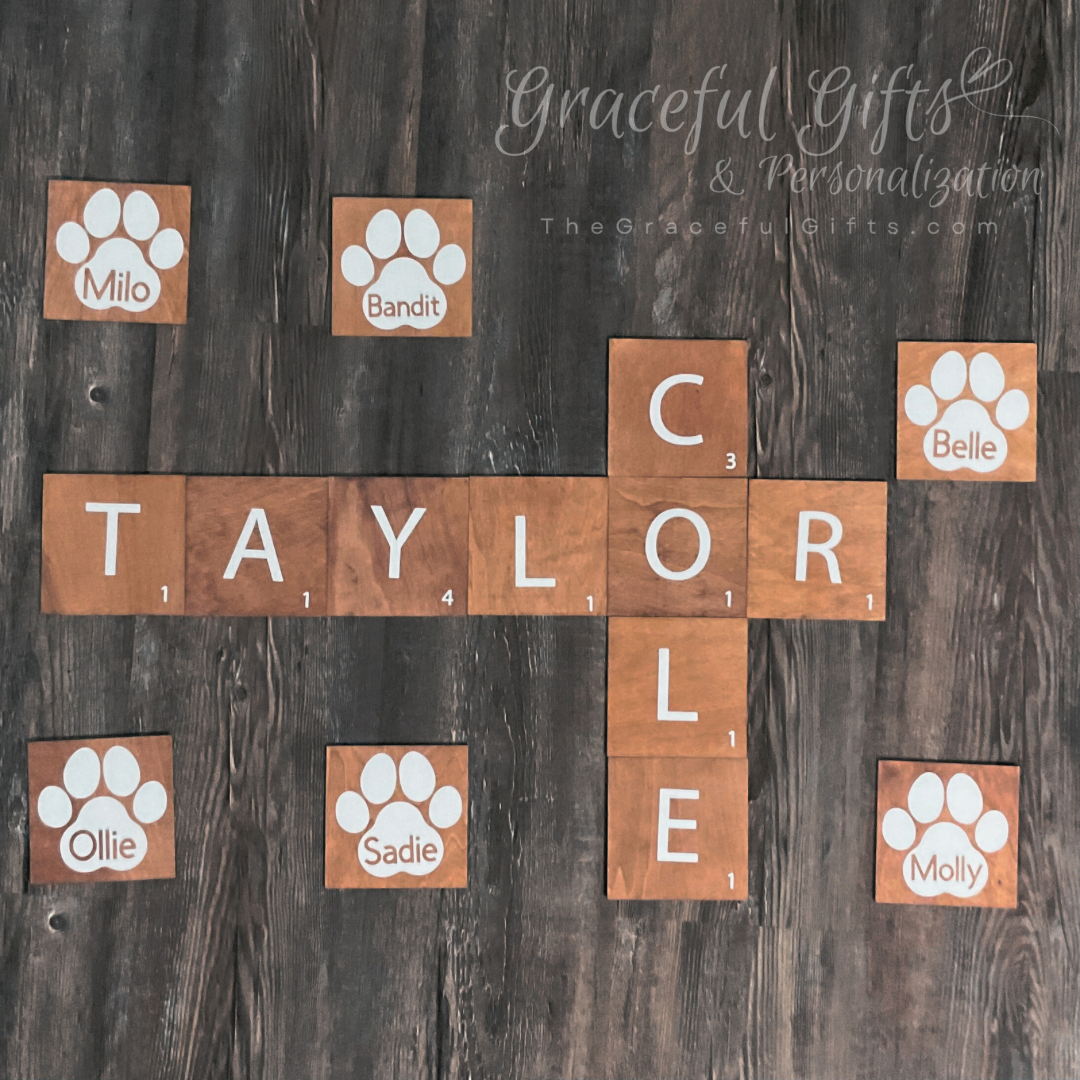 Family Scrabble Wall Tiles
