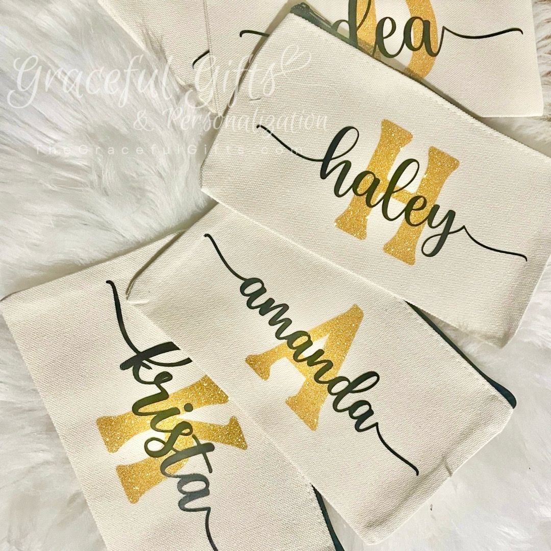 Personalized Makeup Bags