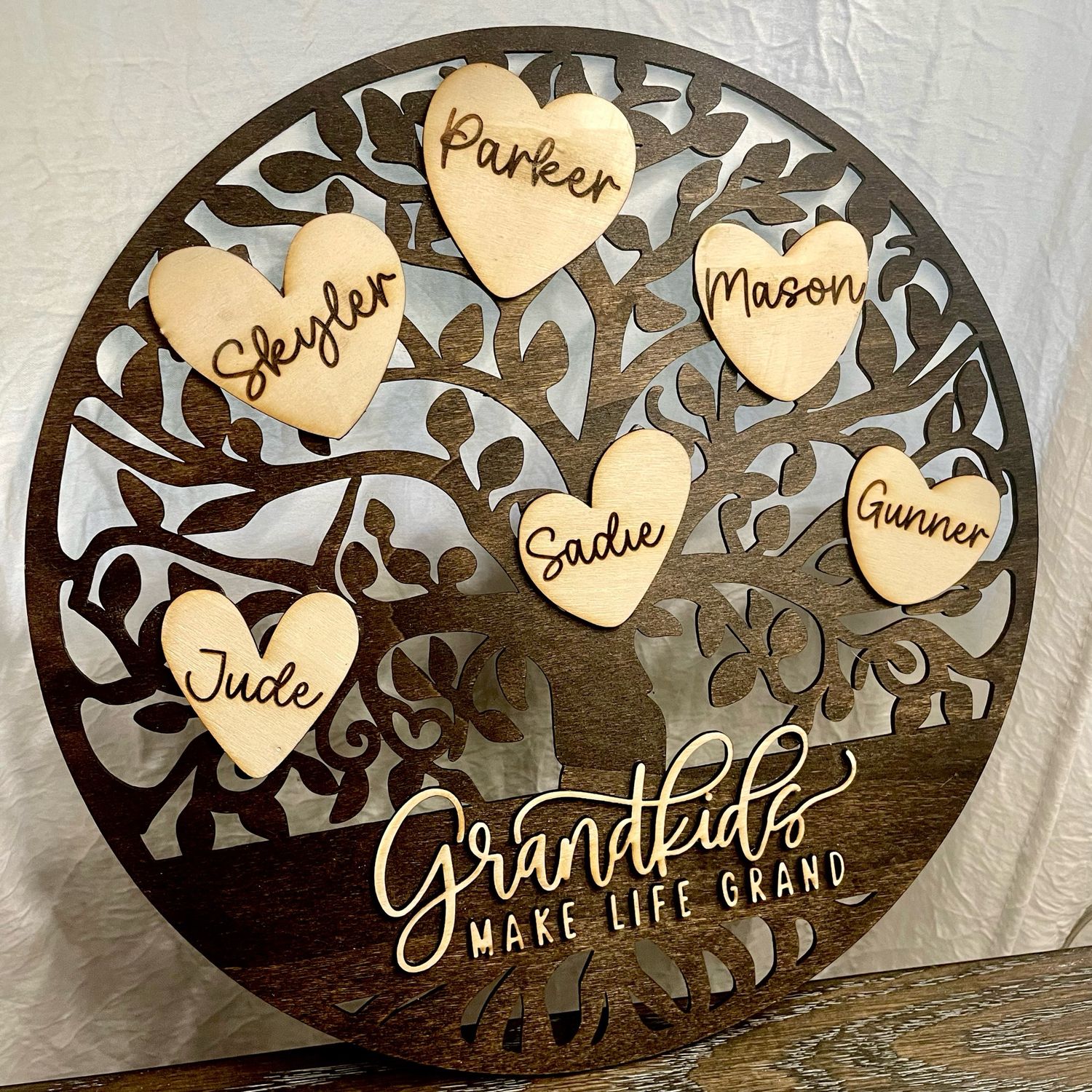 Personalized Grandkids Sign