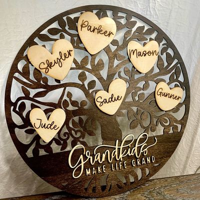 Personalized Grandkids Sign
