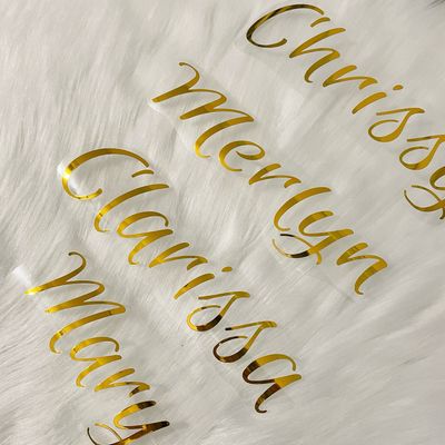 Custom Name Decal Stickers