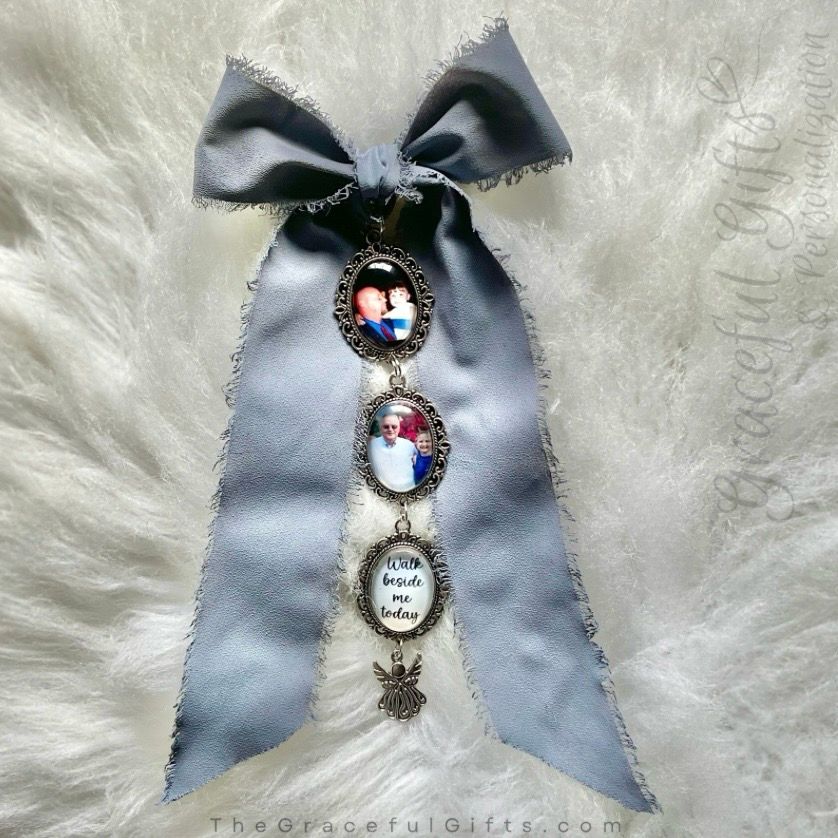 Guardian Angel Memorial Bouquet Charm