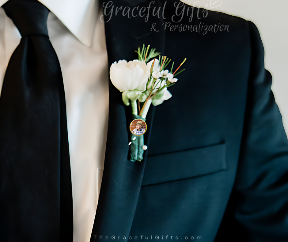 Memorial Photo Lapel