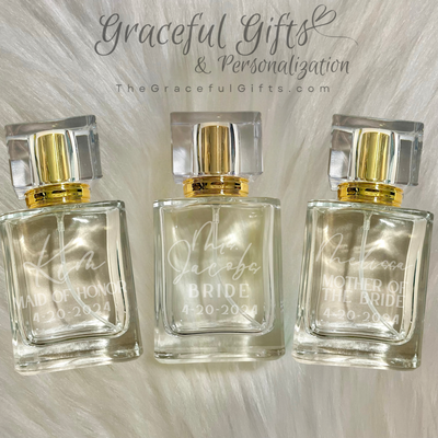 Custom Etched Perfume Optimizer Bottle