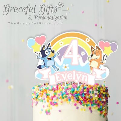 Custom Birthday Cake Topper