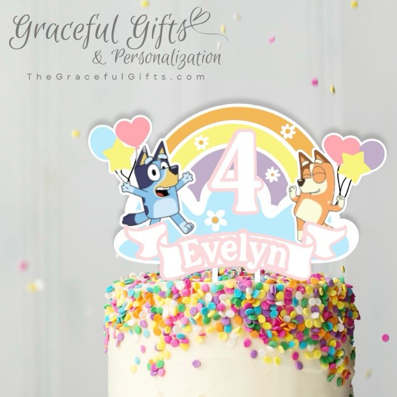 Custom Birthday Cake Topper