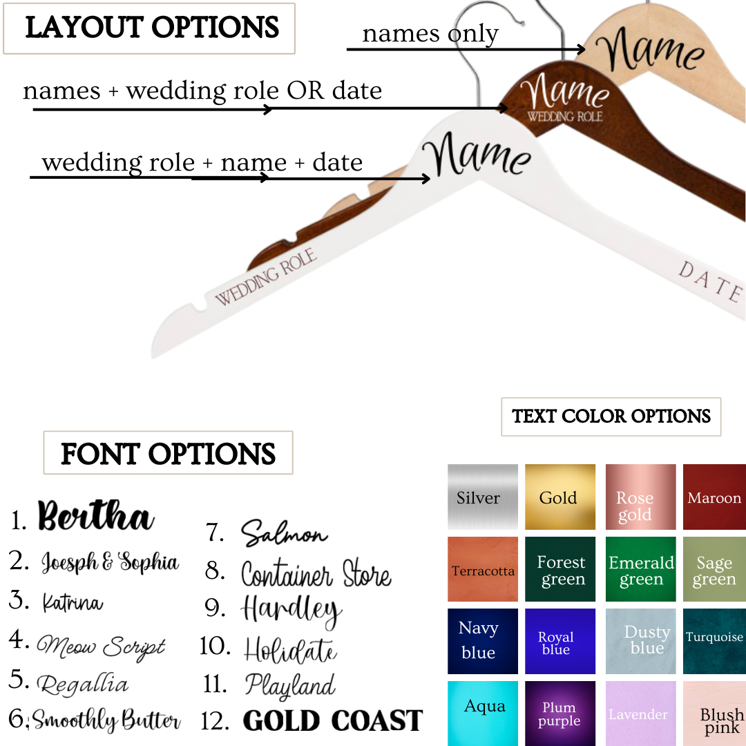 Wedding Hangers