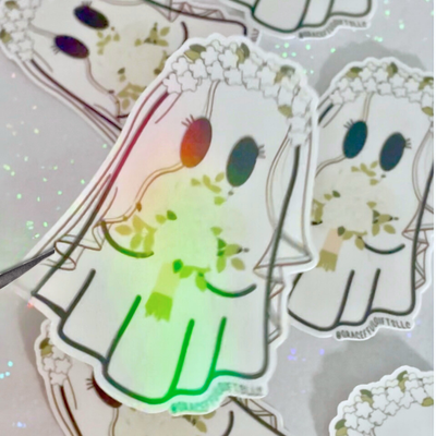 Spooky Bride Sticker