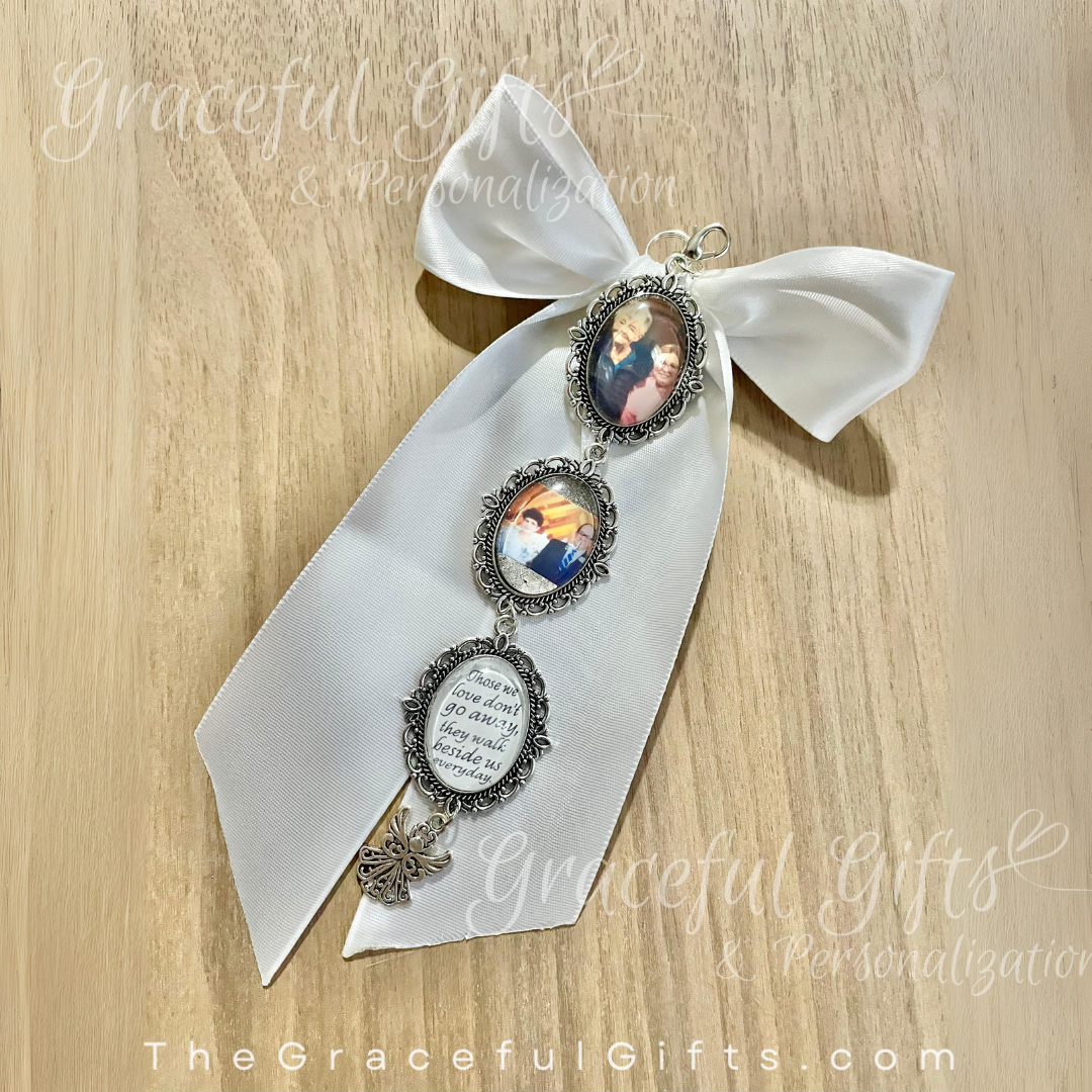 Guardian Angel Memorial Bouquet Charm