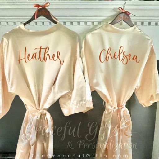 Bridal Party Satin Robes