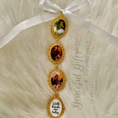 Bouquet Memorial Photo Charms